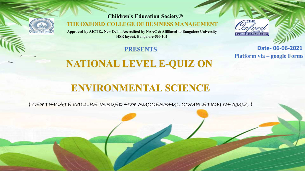 The Oxford College Of Business Management